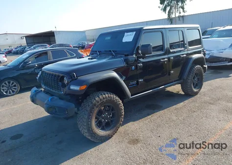 2024 Jeep Wrangler 4Xe Willys 4Xe from USA, damaged, VIN 1C4RJXN60RW342696